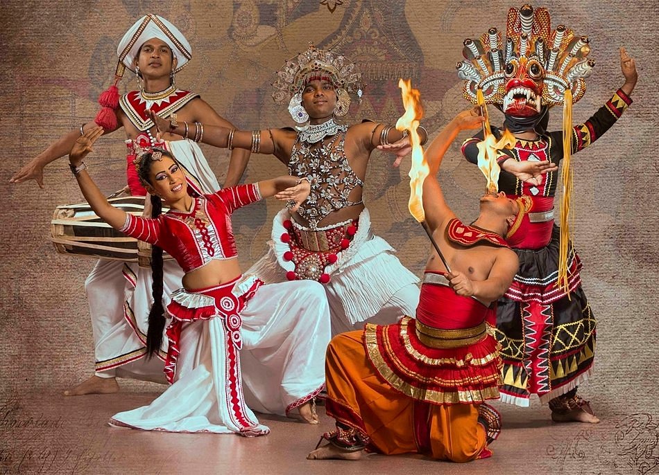 See a Kandyan cultural dance show.